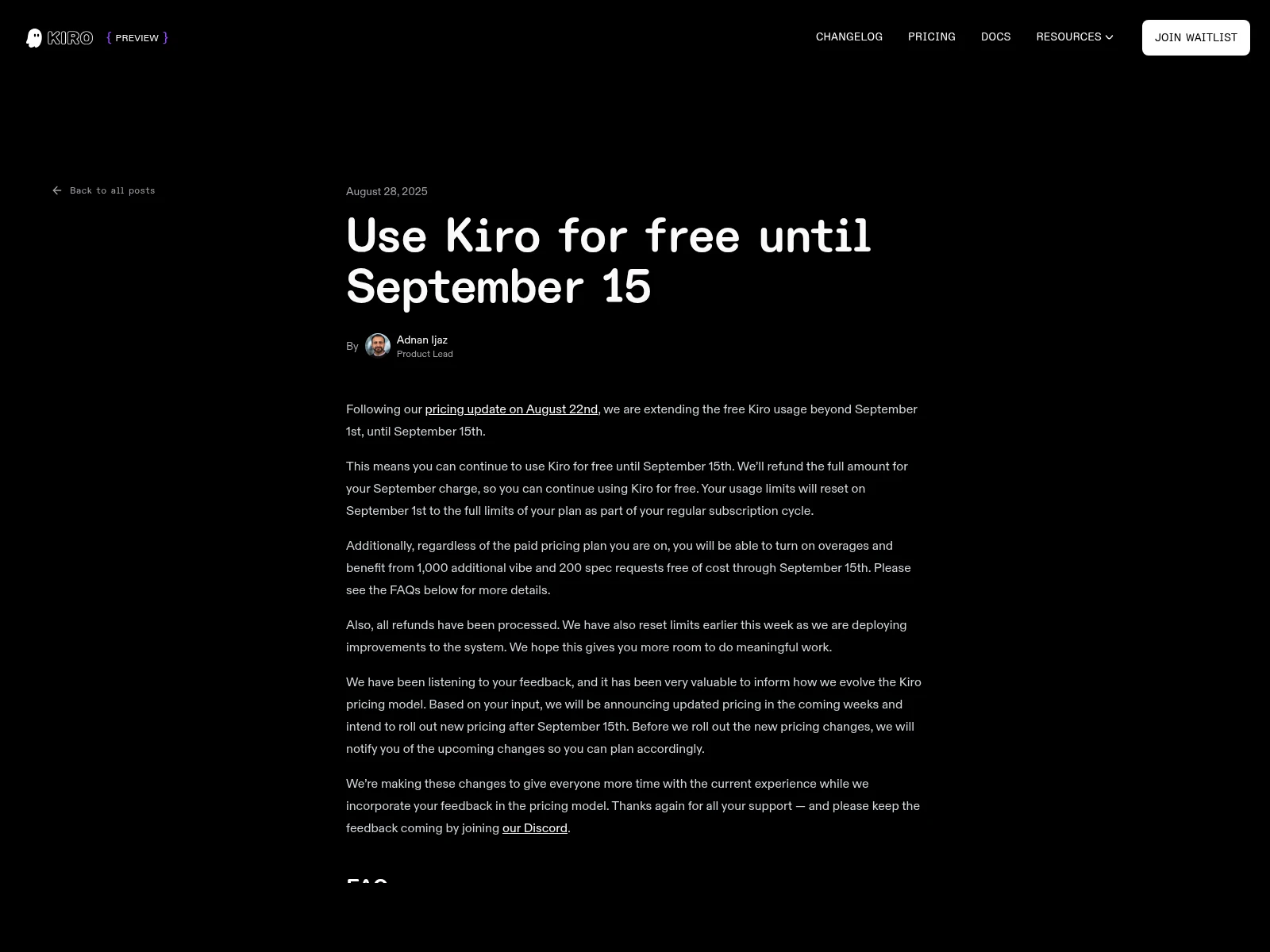Kiro – The AI IDE